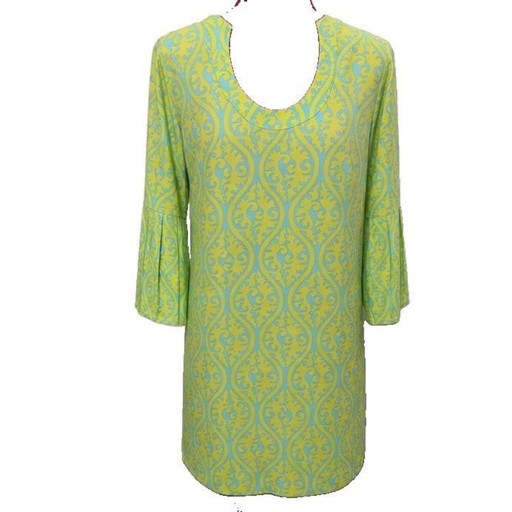 Escapada Green And Blue Dress Size Medium